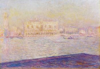 Claude Oscar Monet : The Doges' Palace Seen from San Giorgio Maggiore II